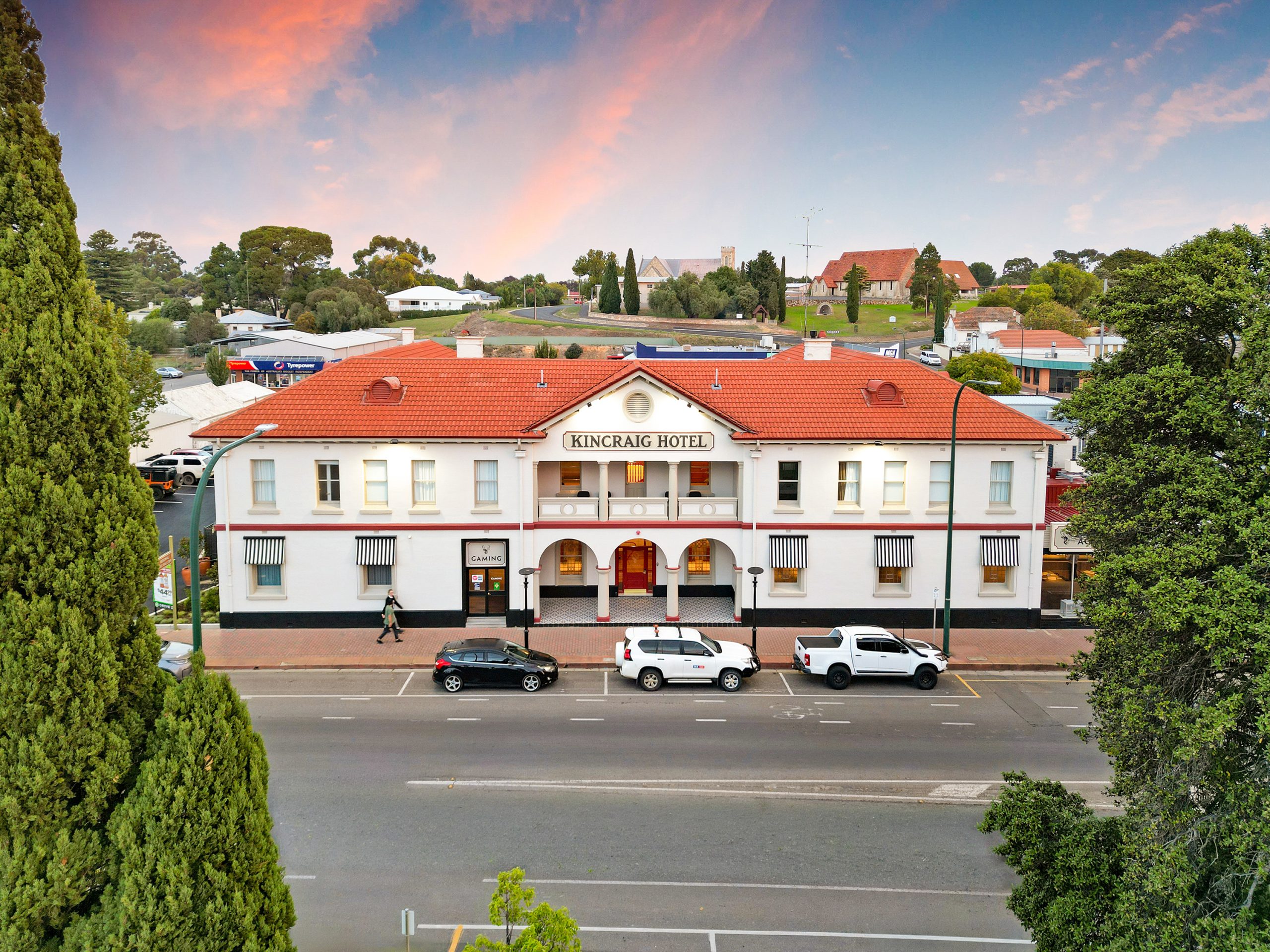 A view from above!

We are open all long weekend for dining, a relaxed drink at the bar, accommodation, or your takeaway bottle shop needs.